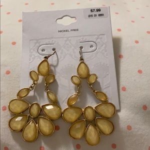 Yellow earring